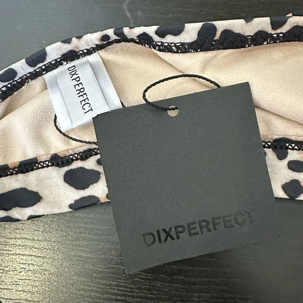 Dixperfect womens leopard print bikini top size Medium NWT - Picture 3 of 5